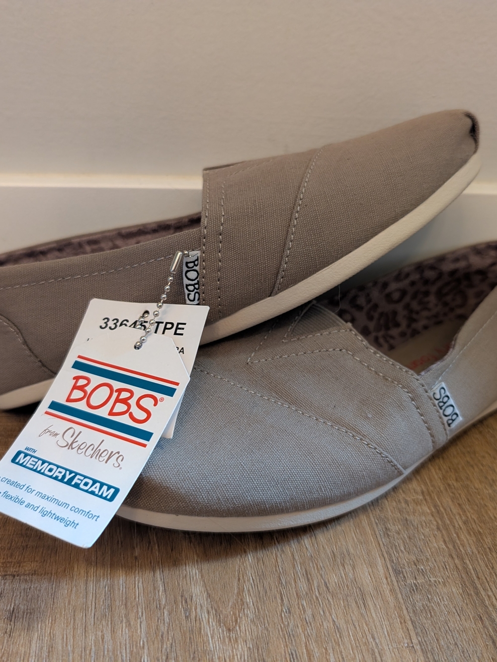 Women's Taupe Casual Slip-On Shoes